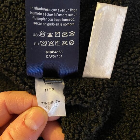 Tommy Hilfiger Faux Leather Jacket  with Sherpa Lining Ladies XS - Picture 15 of 16